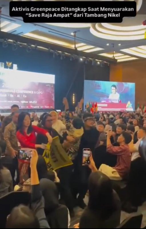 Demi Tambang Nikel, Aktivis Diseret: Greenpeace dan Papua Tak Diam saat Raja Ampat Dihancurkan